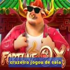 cruzeiro jogou de saia